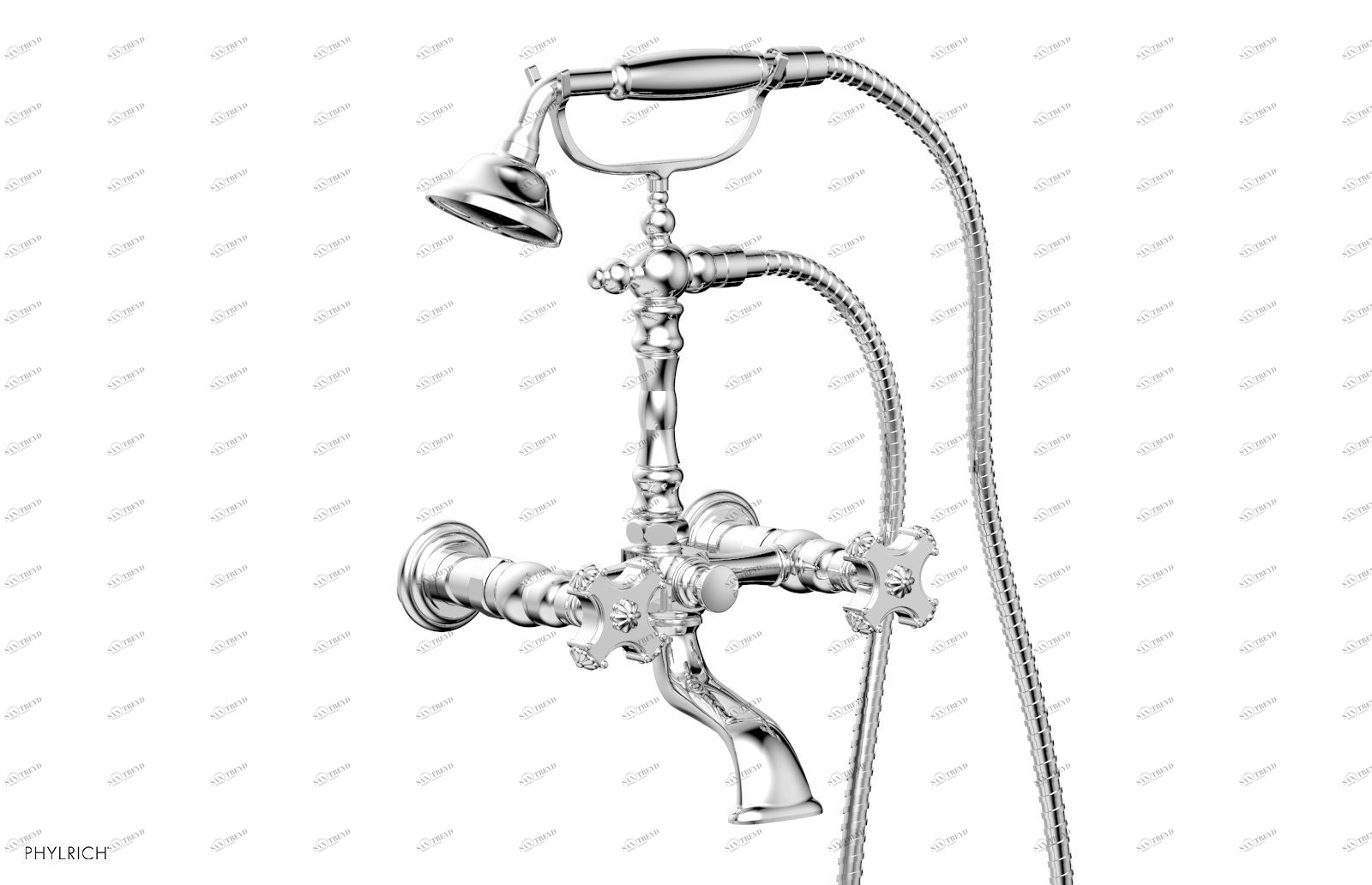Смеситель для душа MARVELLE Phylrich  K2393-53-026 Хромированный 