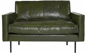 Pols Potten 2-х местный кожаный диван с огнестойкой обивкой Ppn 545-020-061