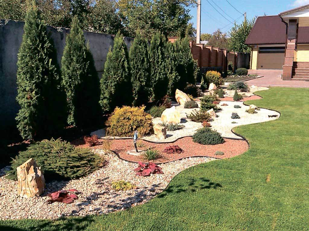 Садовый бордюр "Канта", коричневый ГеоПластБорд GPBST-44 - Вид №3