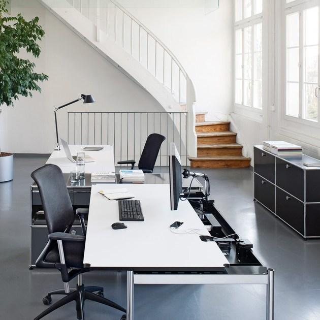 USM Прямоугольный операционный стол из ламината Usm haller table sun-id-1423384 - Вид №7