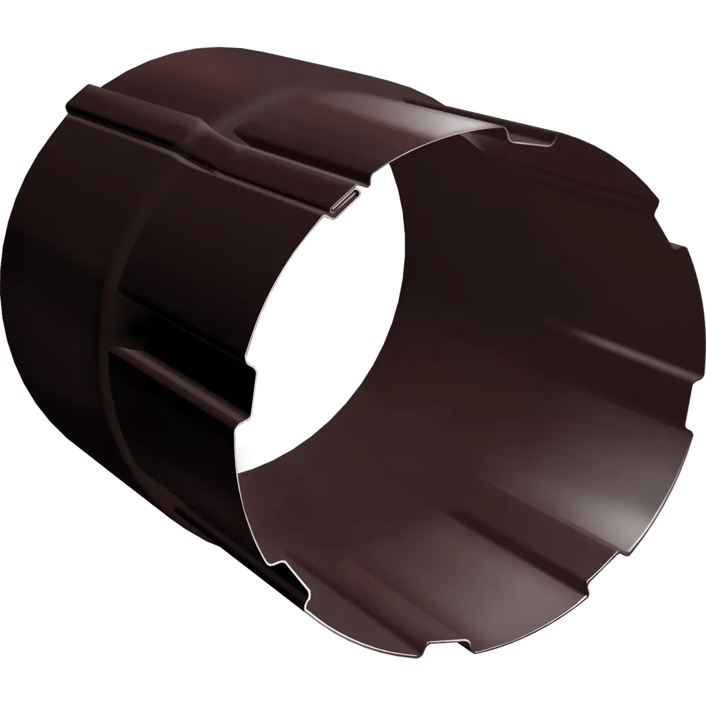 Соединитель трубы 90 мм цвет шоколад Grand Line STLM-2152087