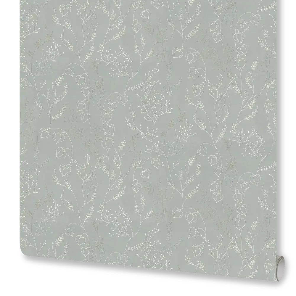 Обои флизелиновые Euro Decor Physalis серые 1.06 м 89426586 STLM-1565506