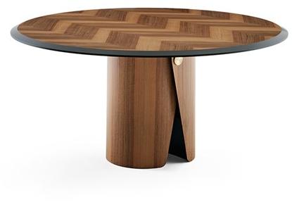 Gallotti&Radice Круглый деревянный стол sun-id-1483277 - Вид №1