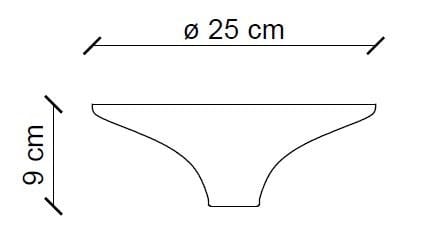 Круглый керамический потолочный светильник FERROLUCE Винтаж ARCH-00030912 - Вид №3
