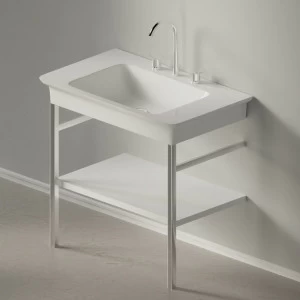 Металлическая консоль для раковины NOVECENTO XL хром