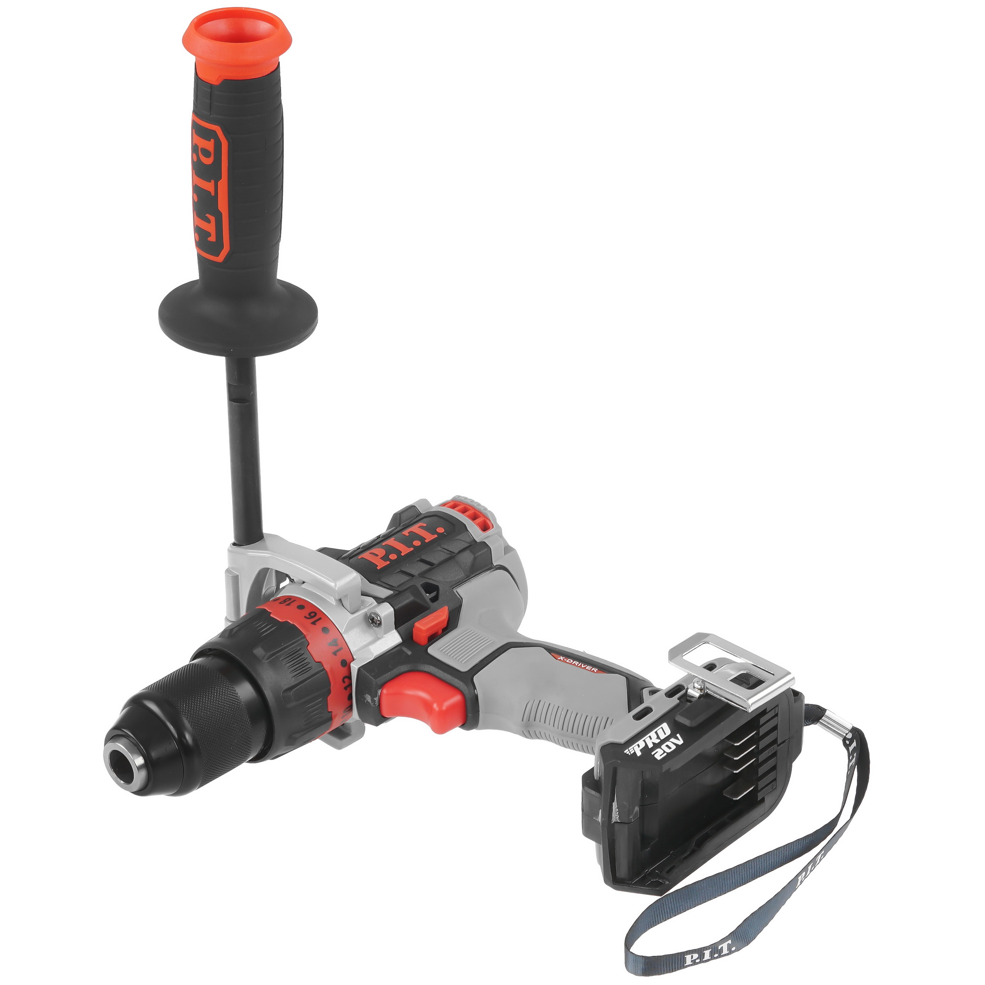 Дрель-шуруповерт PIT PSB20H-13C X-DRIVER SOLO OnePower 20V  , Без ЗУ, Без АКБ 9086509 STDN-0148425 - Вид №4