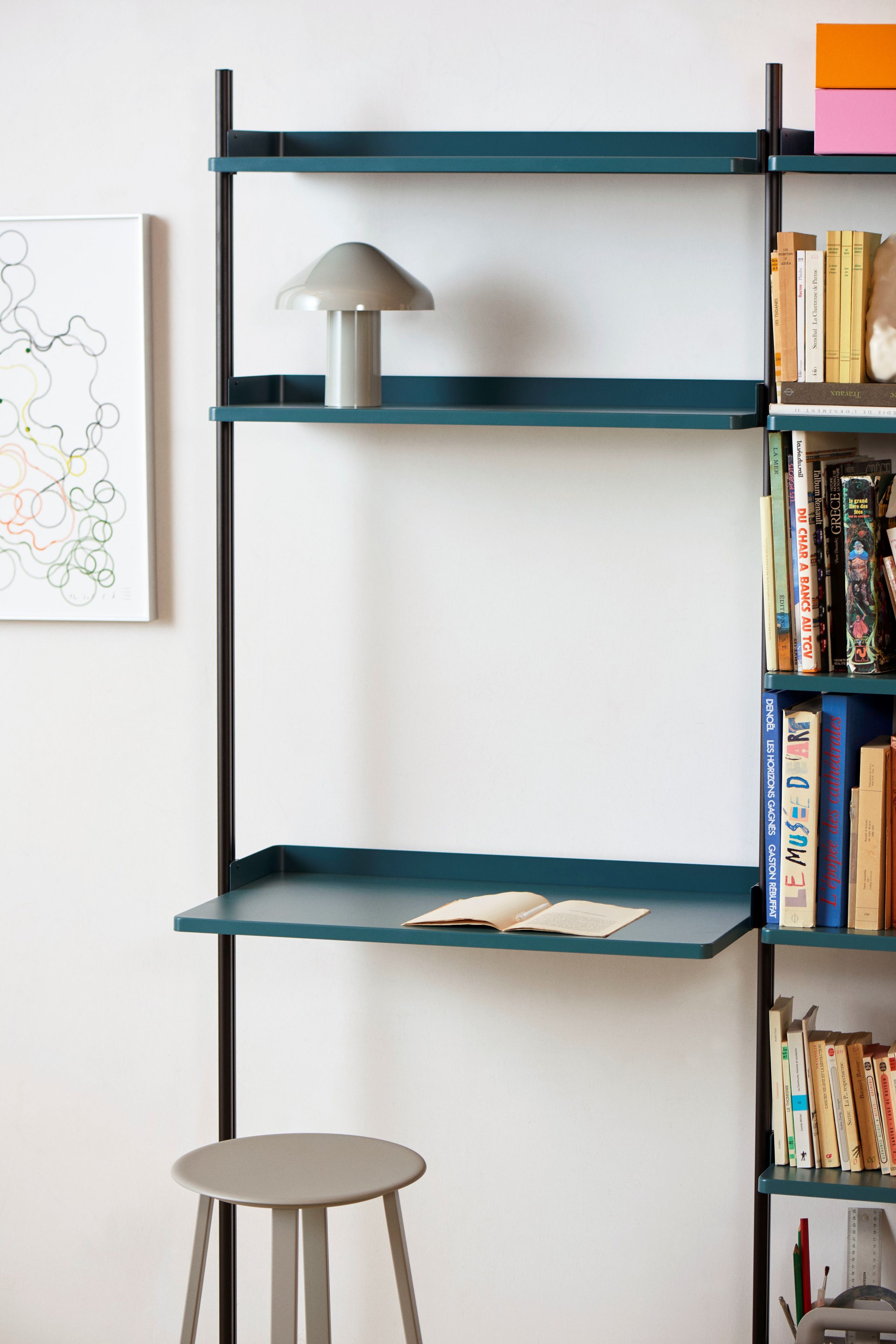 Анодированный алюминиевый секционный книжный шкаф Hay Pier System ARCH-00118408 - Вид №12