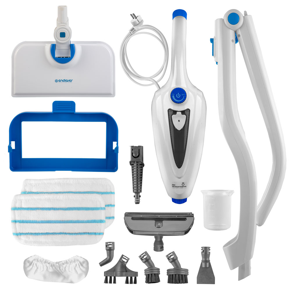 9161716 Пароочиститель Endever Odyssey Q-624 белый STDN-0136486 - Вид №1