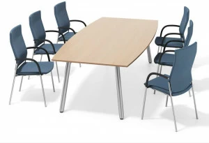 Casala Прямоугольный деревянный стол для переговоров Wishbone 6650-892