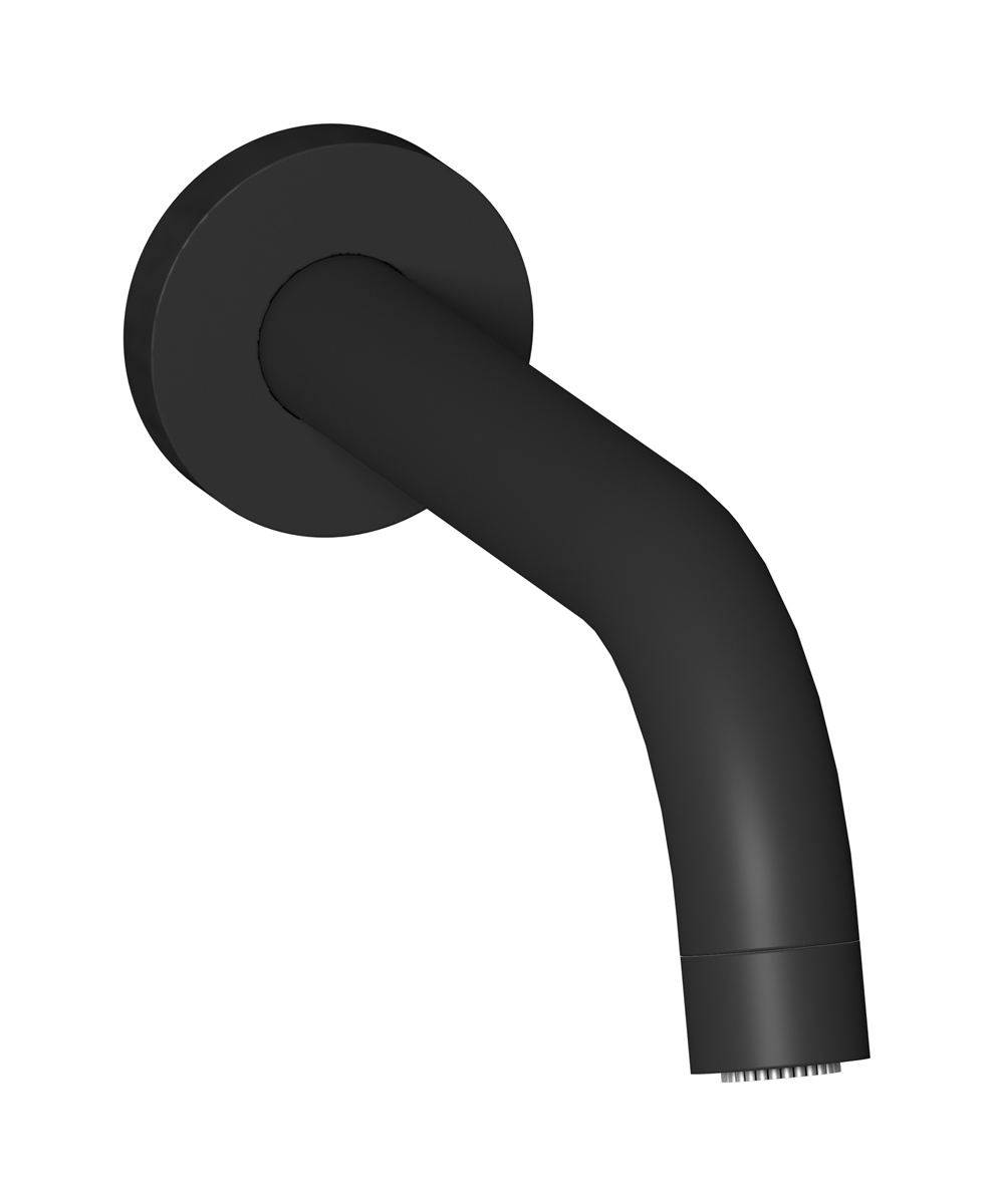 Кронштейн для душа со встроенным аэратором WE ARE IB ma060np Matt Black Monamour 