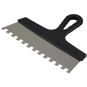 Шпатель зубчатый Jettools 250 мм нержавеющая сталь зуб 10x10 мм