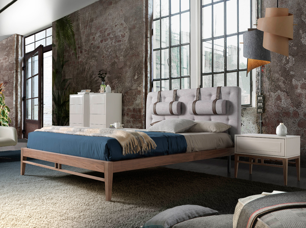 071072 Комод -A лакированный 4 ящика белый Angel Cerda CP1709  - Вид №3