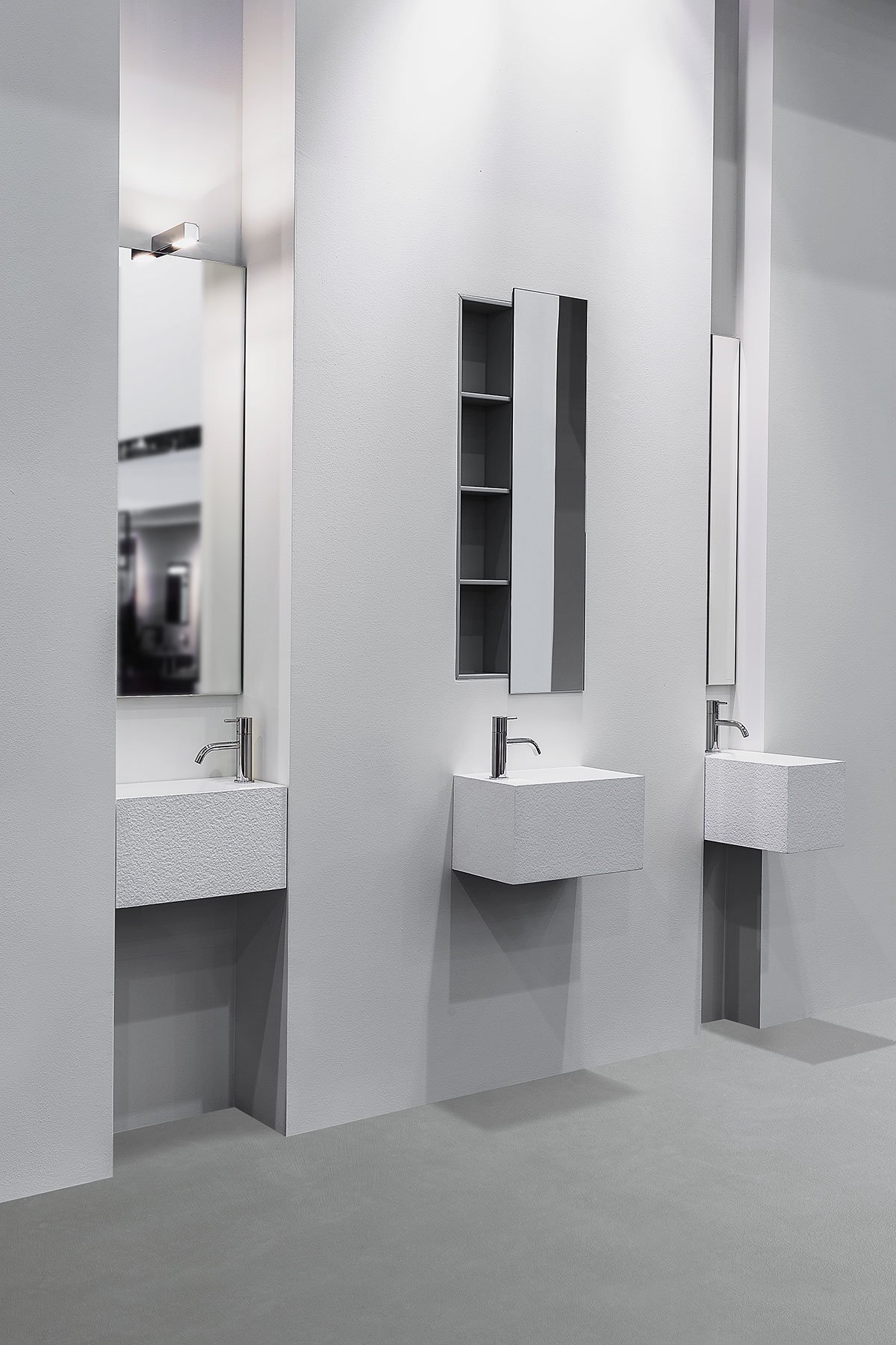 Calco Подвесная раковина настенная прямоугольная Antoniolupi  белая  - Вид №1