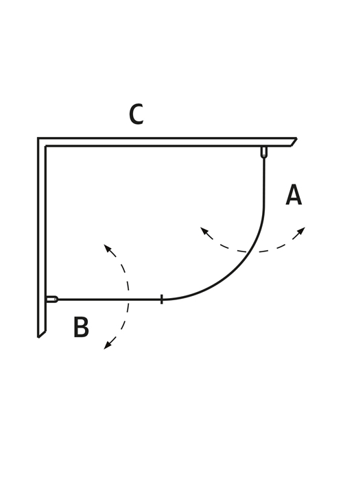 1450452 Igloo Pro J + Душевой Уголок Прямой Прозрачное Стекло 80X90 Hafa Прозрачный  - Вид №2