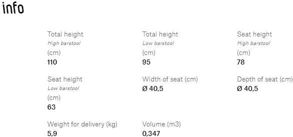 TON Высокий табурет из сетки с подставкой для ног  313 134  - Вид №2