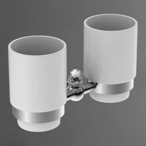 Стакан подвесной двойной ART&MAX ANTIC CRYSTAL AM-E-2688SJ-Cr