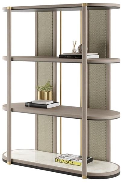 FRATO Самонесущий открытый книжный шкаф из массива дерева  Ffu030011aaa  - Вид №1