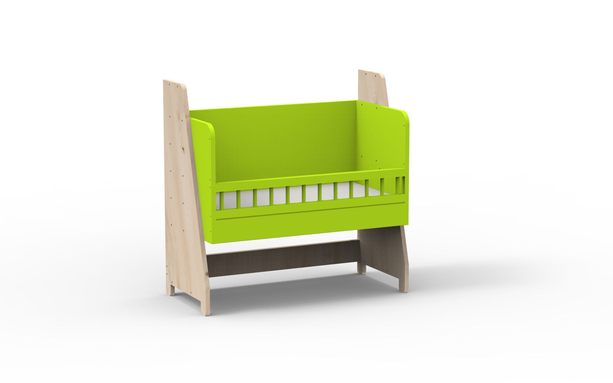 Лакированная деревянная кровать для сна Mathy by Bols ASYMETRY ARCH-00052185 - Вид №66