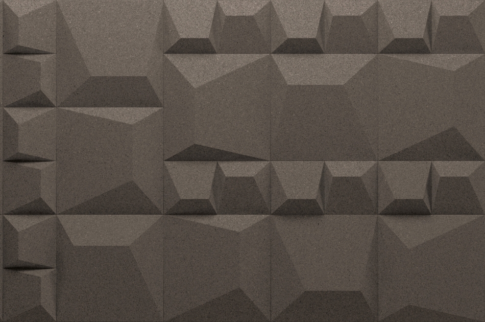 313 310 042 Пробковая 3D-плитка для стен Lisboa Smoke GRANORTE 3DForms