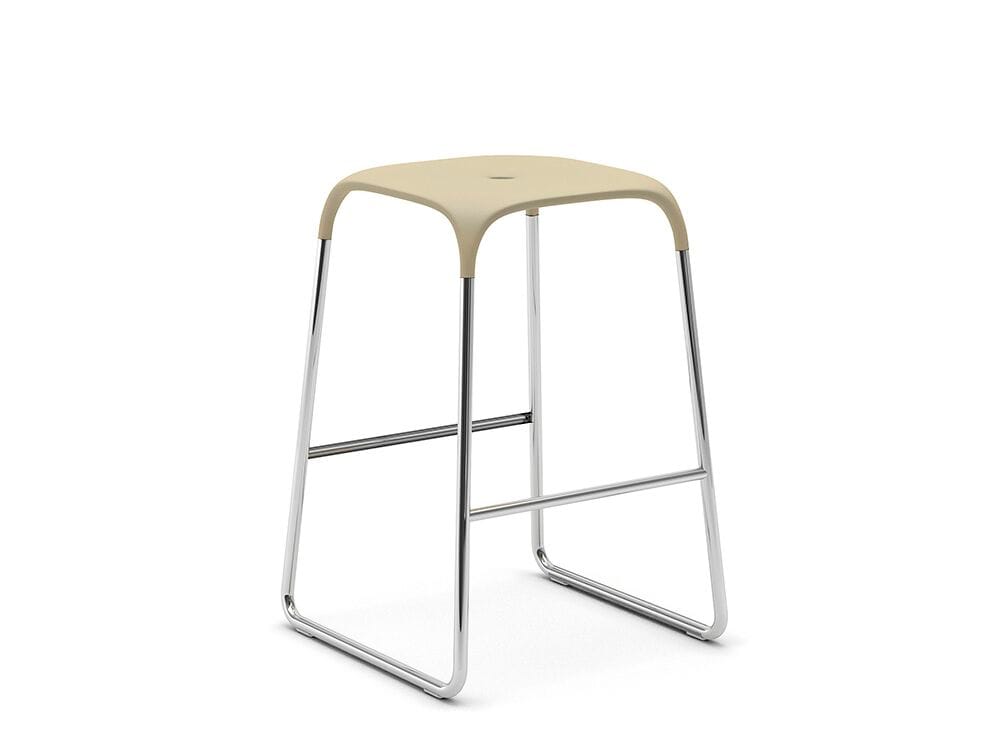 Высокий стальной табурет с подставкой для ног Infiniti BOBO STOOL ARCH-00142798 - Вид №2