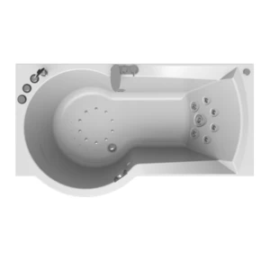 Гидромассаж "Релакс Chrome" на ванну Валенсия (двигатель 750 Вт, джет Глори - 4 шт., джет Джереми - 3 шт.)