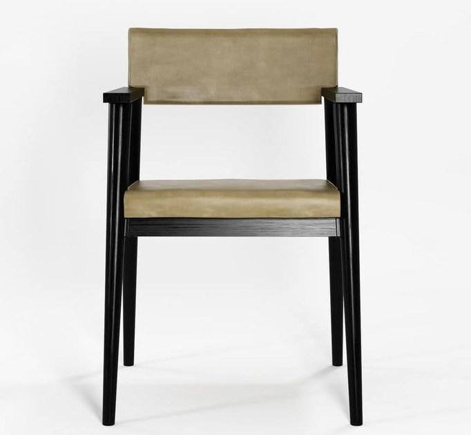 KARPENTER Мягкое кожаное кресло с подлокотниками Vintage sun-id-1444789 - Вид №12