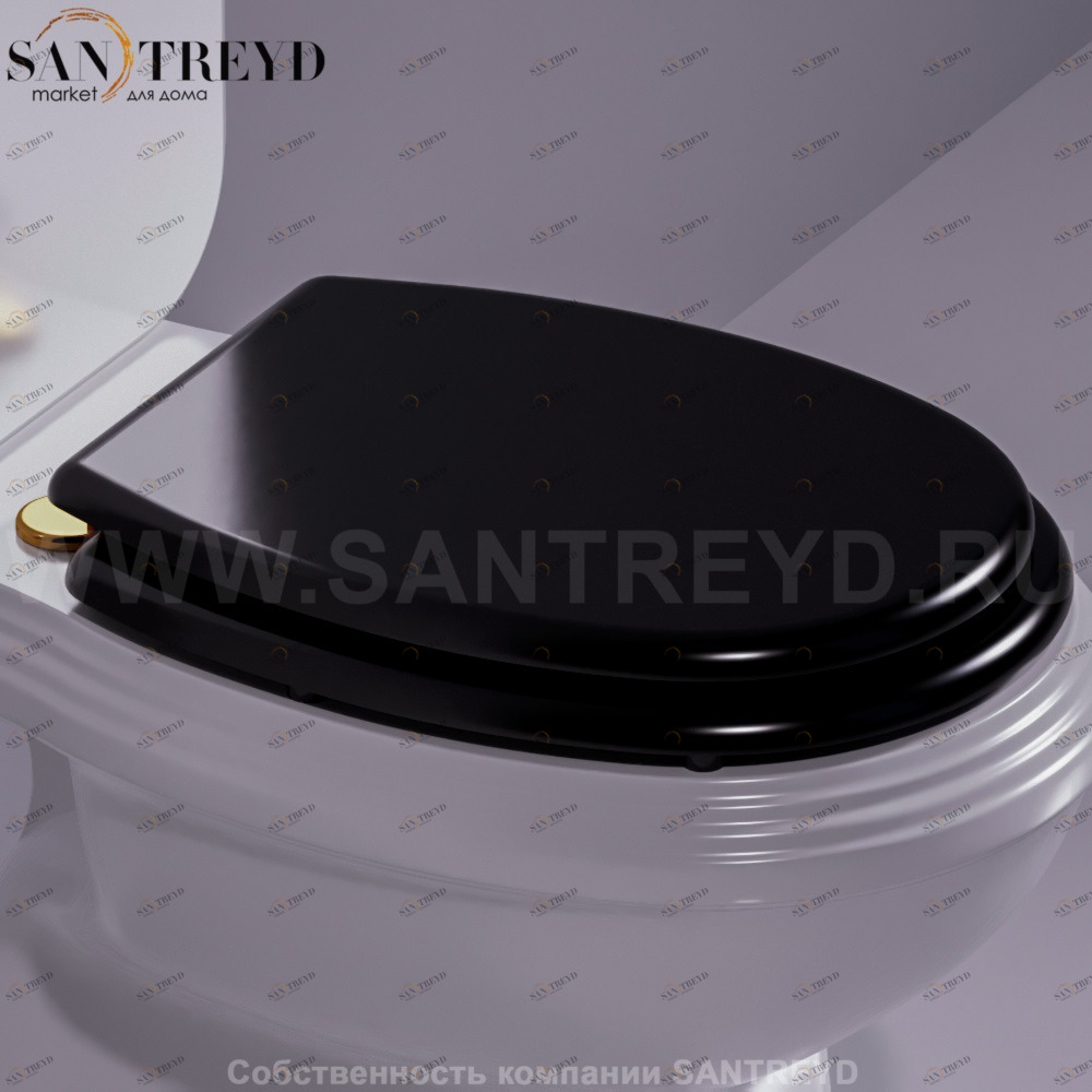 AR007D04NEROOR Крышка сиденье для унитаза Simas Arcade