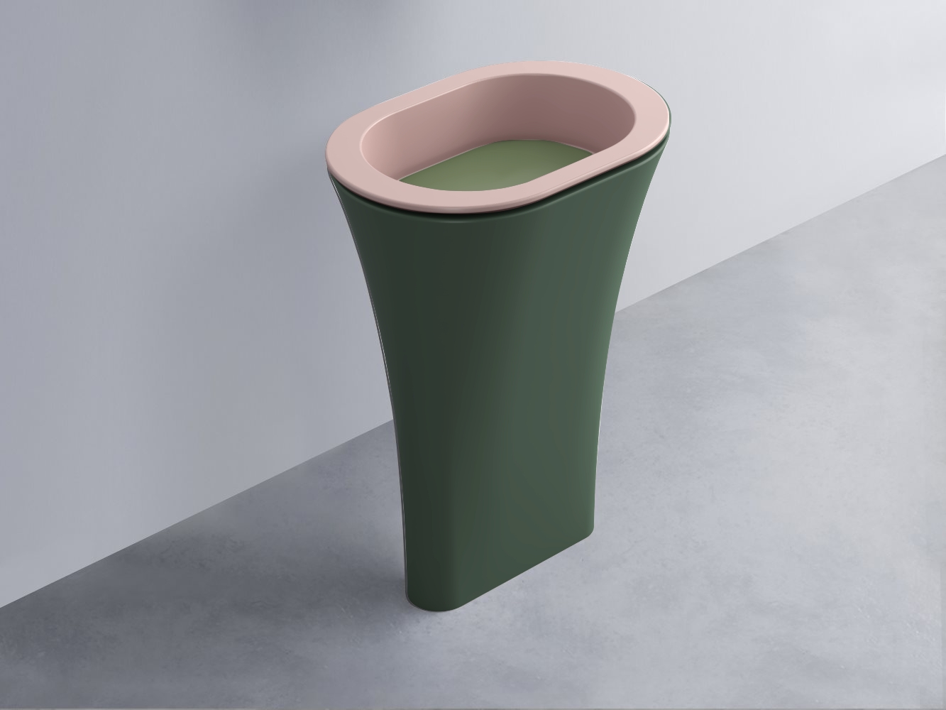 AMLA65-CP+AMPILO-AG+AMCOLO-MU Раковина Amedeo Ovale отдельностоящая cielo Enjoy + Amedeo Ceramica Cielo