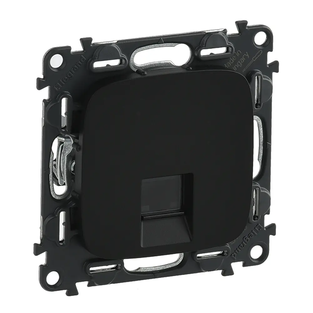 Розетка компьютерная Legrand VLN-A RJ45 CAT5E UTP цвет антрацит-розовый 82763032 STLM-2192267 Valena Allure