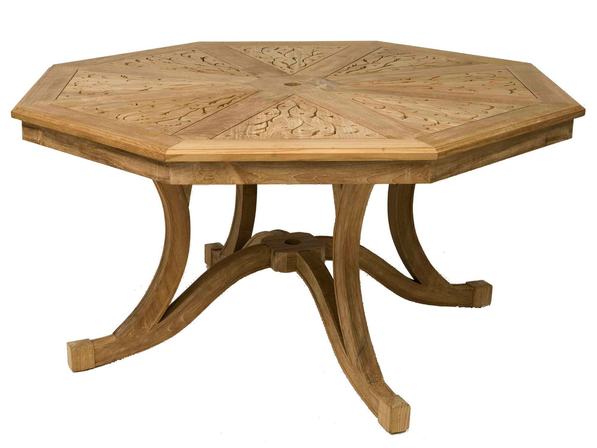 Садовый стол из тикового дерева ASTELLO гибискус ARCH-00091988 - Вид №1