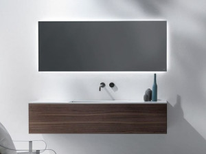 Подвесной умывальник с ящиками