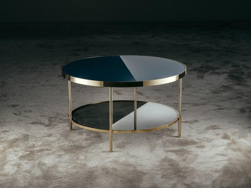 GIOPAGANI Круглый журнальный столик из дерева и стекла Fleurs du mal sun-id-1498544 - Вид №5