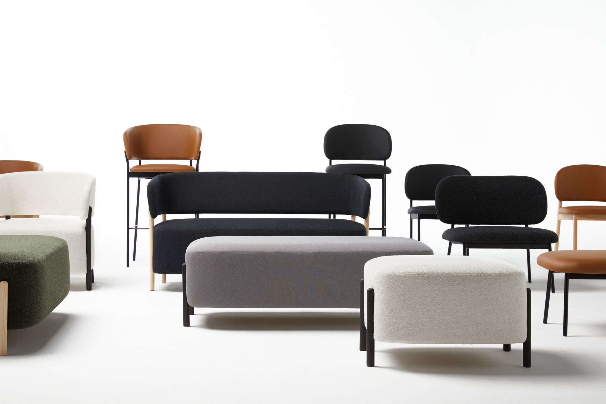 Квадратный пуф из ткани Blasco&Vila RC Wood ARCH-00113903 - Вид №7