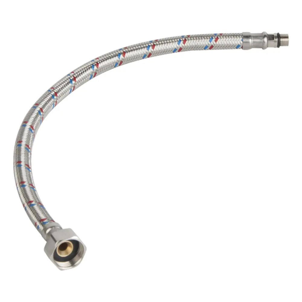 Гибкая подводка для смесителя Кит-Пром 1/2"xM10-18 гайка - штуцер 40 см 11005122 STLM-2020008  - Вид №2