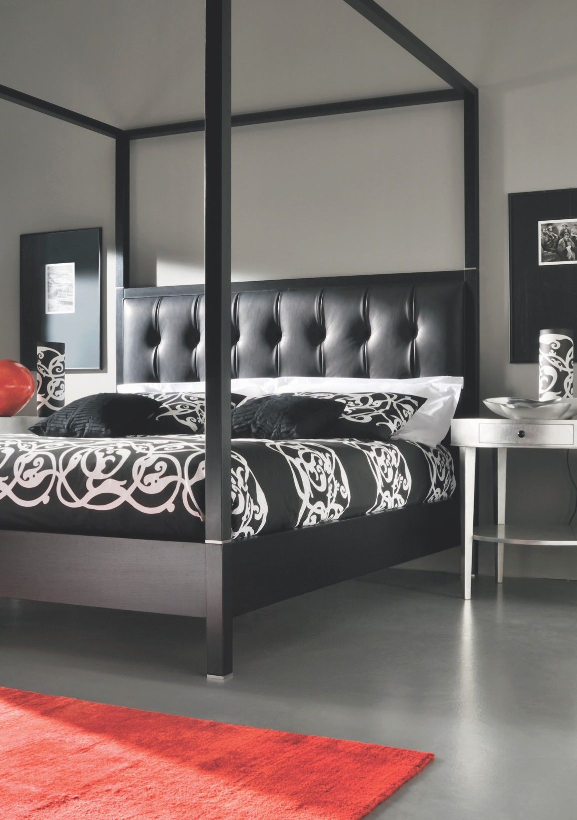 Кровать с балдахином с мягким изголовьем L'Origine Zeno ARCH-00141790 - Вид №3