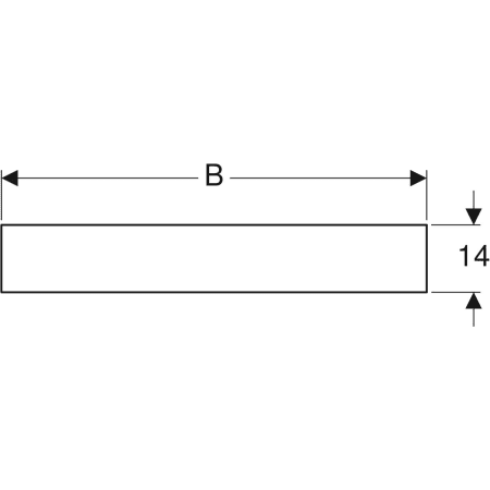 GEBERIT 500.570.JJ.1 Зеркало с подсветкой Geberit Citterio  - Вид №2