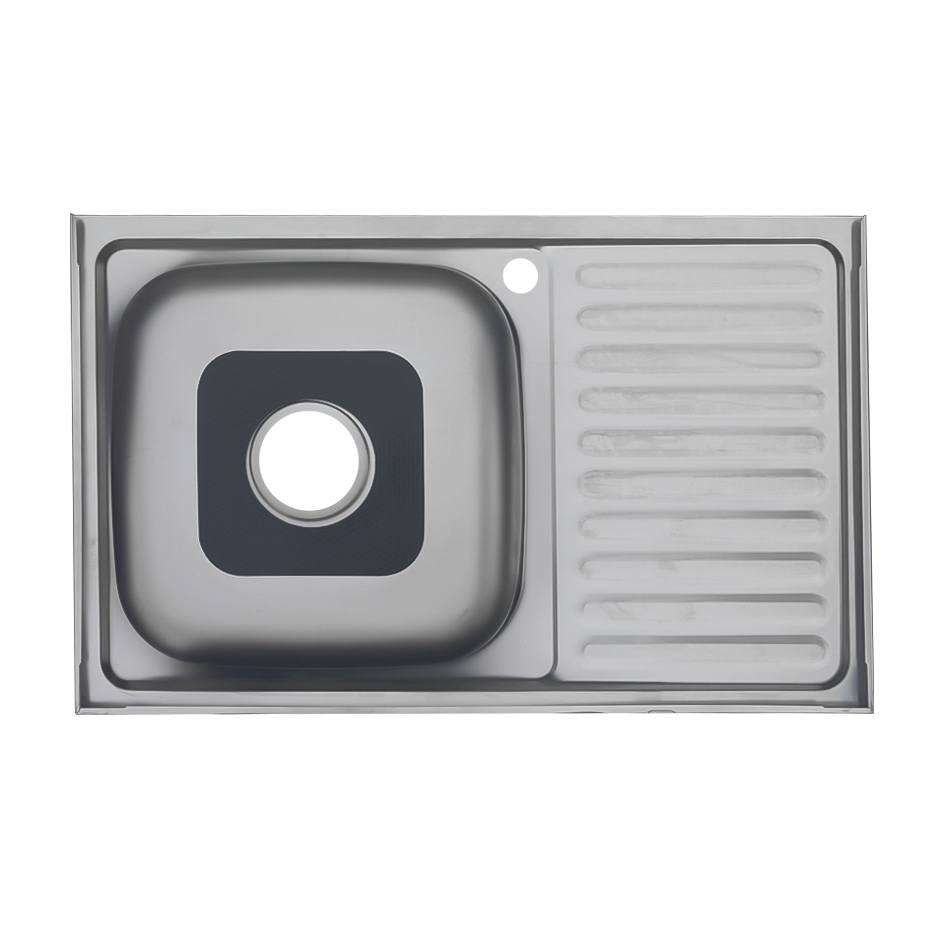 Мойка 8050 R MELANA 0,6/160 накладная прямоугольная с сифоном (014 t R *10) 014 t R (*10) - Вид №2
