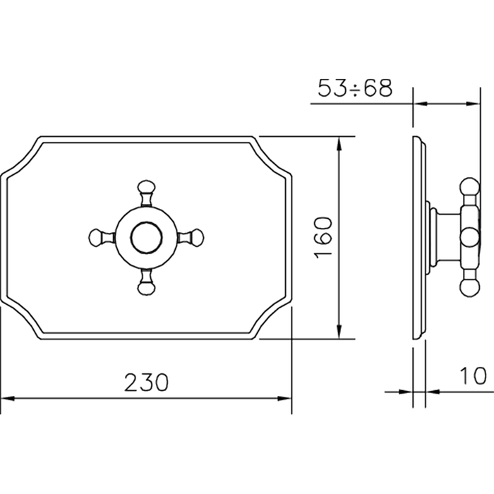 VT00720021 Смеситель Huber Victorian Santreyd - Вид №1