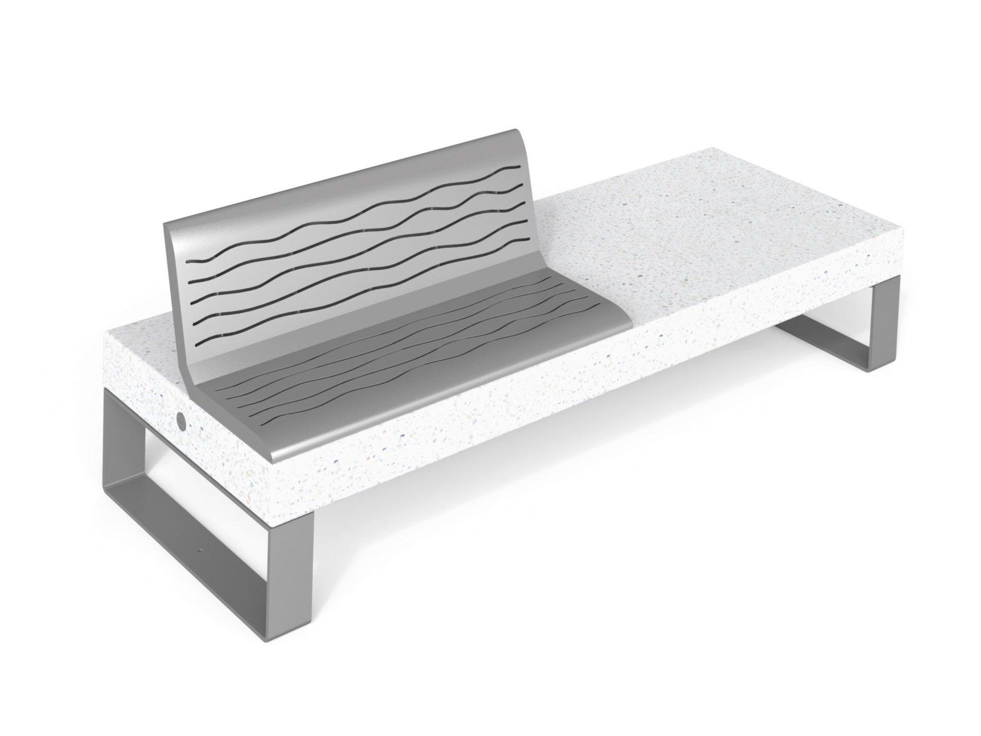 Модульная скамья HPC со спинкой Metalco DIAMANTE ACCESSORIES I ARCH-00060388