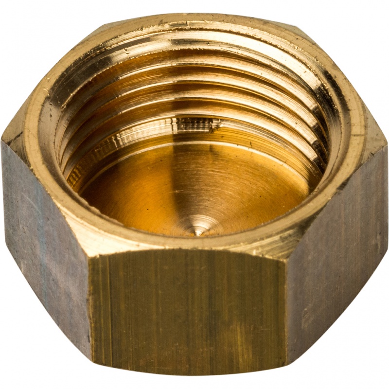 Заглушка ВР 3/8" латунь STOUT SFT0026000038 - Вид №1