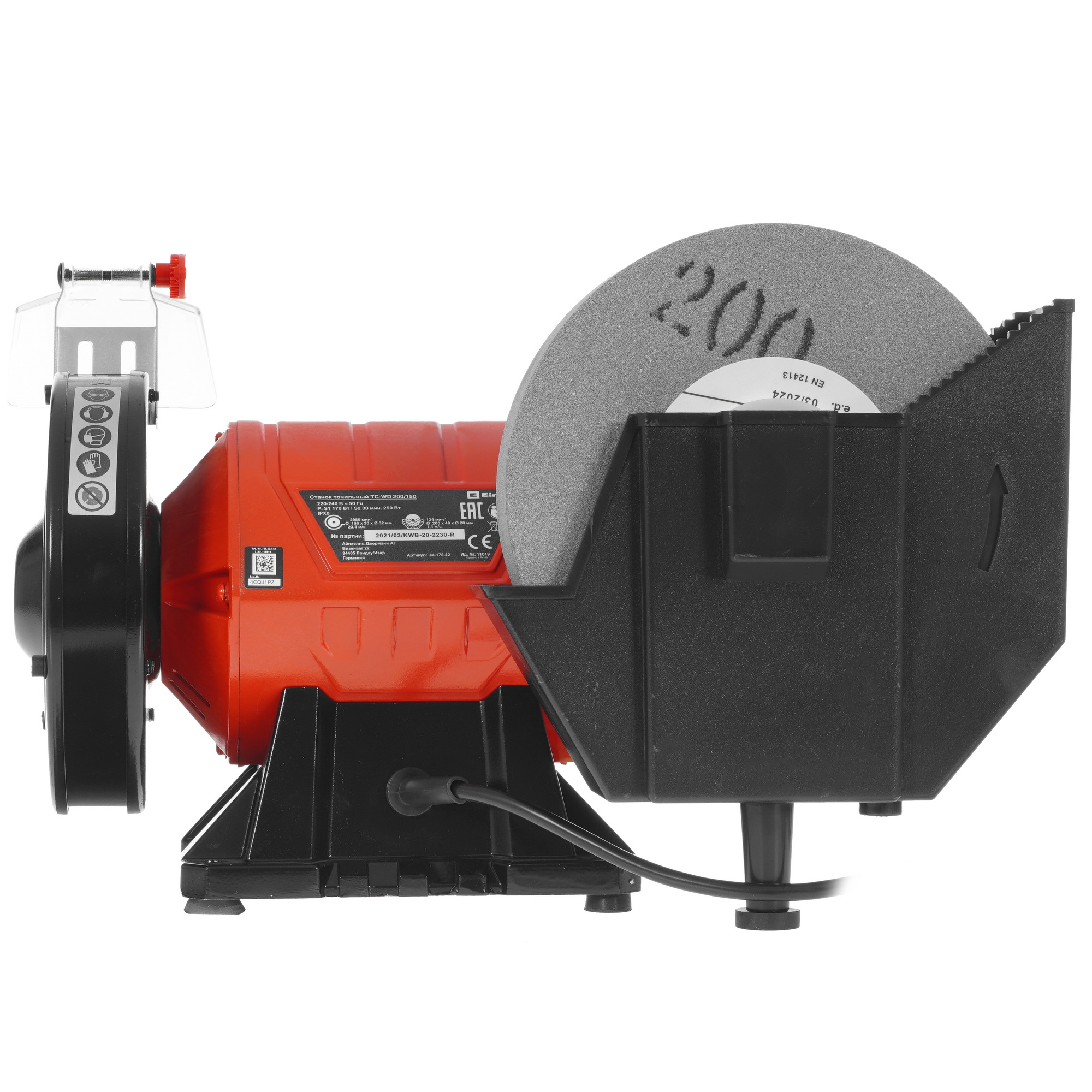 Точильный станок Einhell TC-WD 200/150 5346590 STDN-0144295 - Вид №7
