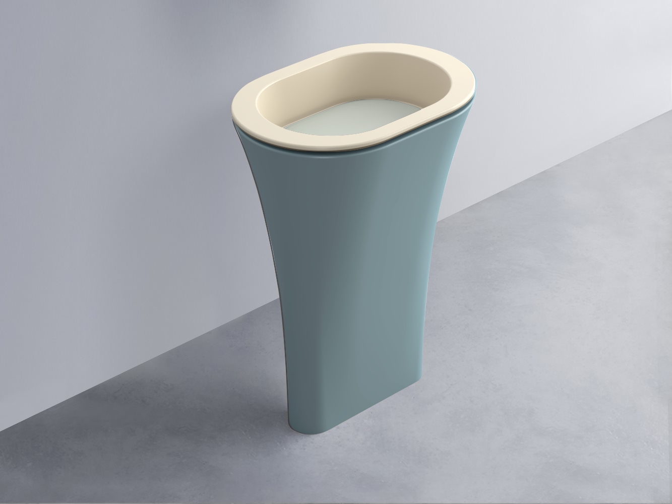 AMLA65-LN+AMPILO-PM+AMCOLO-PL Раковина Amedeo Ovale отдельностоящая cielo Enjoy + Amedeo Ceramica Cielo