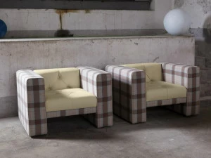 Domingo Salotti Кресло с мягкой обивкой и подлокотниками Tubby