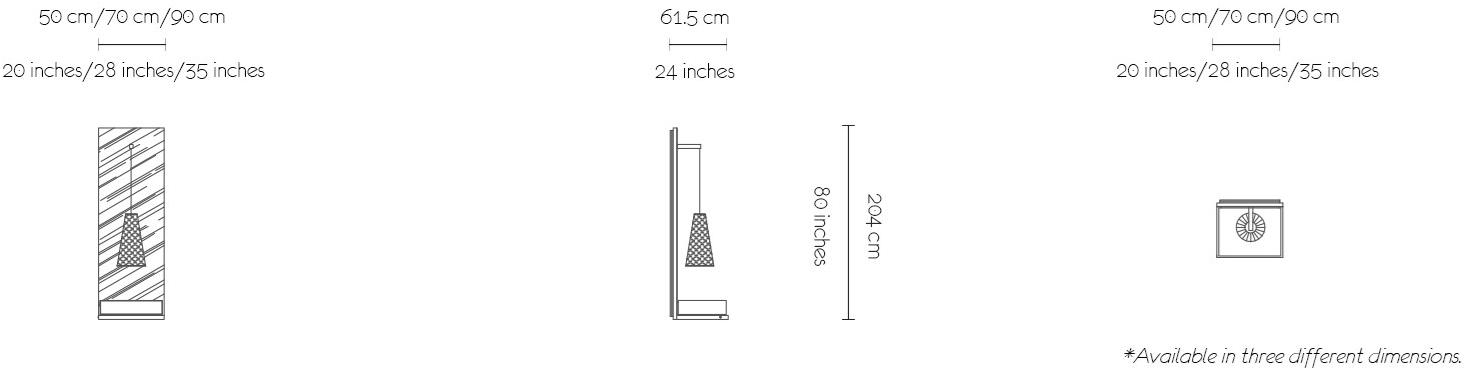 MORADA Прямоугольная подвесная тумбочка из дуба с подсветкой Heaven Heaven ns - Вид №5