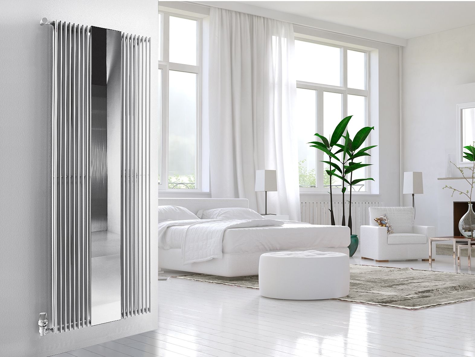 Настенный вертикальный полотенцесушитель Tonon Evolution ARCH-00047213 - Вид №1