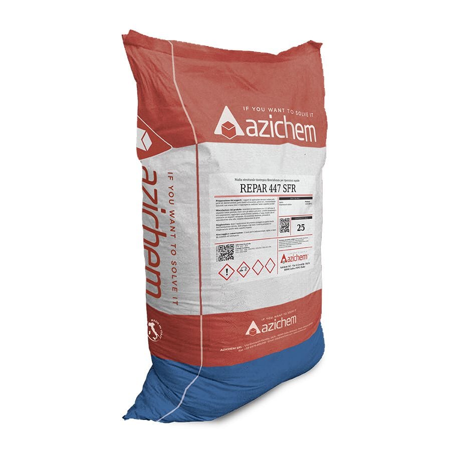 Волокнистый тиксотропный структурный раствор для быстрого ремонта Azichem REPAR ARCH-00132359 - Вид №1