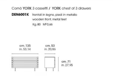 Комод из грецкого ореха Modesign Йорк ARCH-00098185 - Вид №3