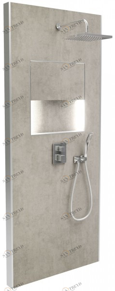 E803021-D36 Готовый к установке в нишу сет для душевого пространства c подсветкой Jacobdelafon ECRIN Santreyd