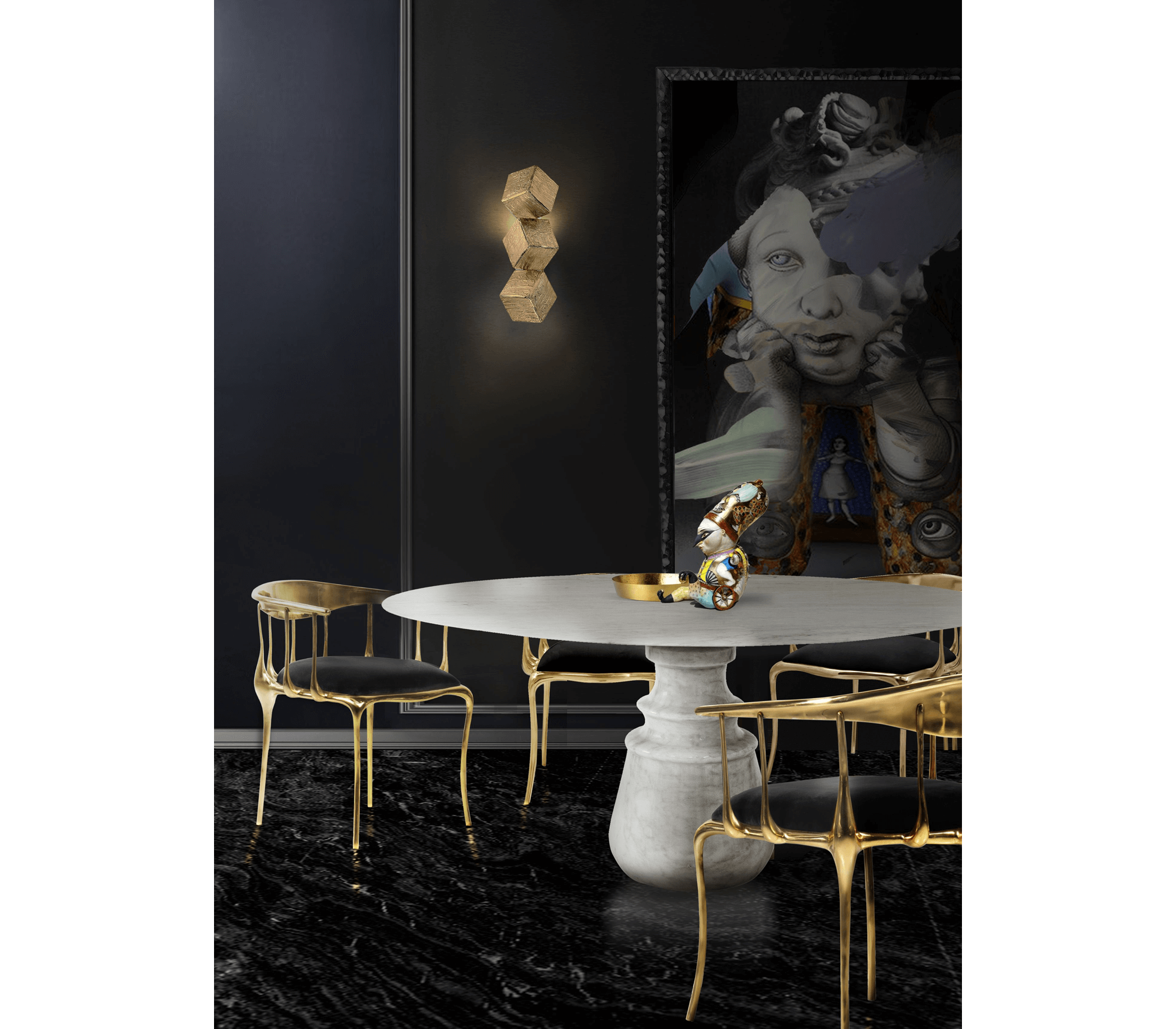 0-060 Кубическое большое бра Boca Do Lobo  - Вид №6