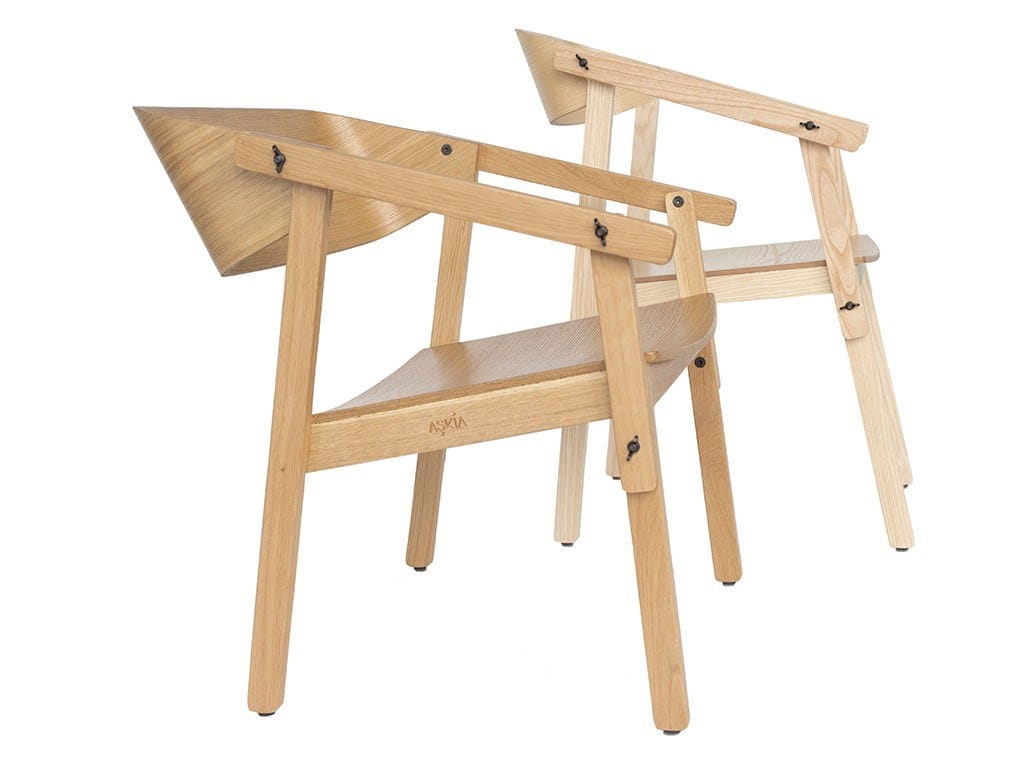 Ясень стул с подлокотниками Askia Atelier Lounge ARCH-00144456 - Вид №1